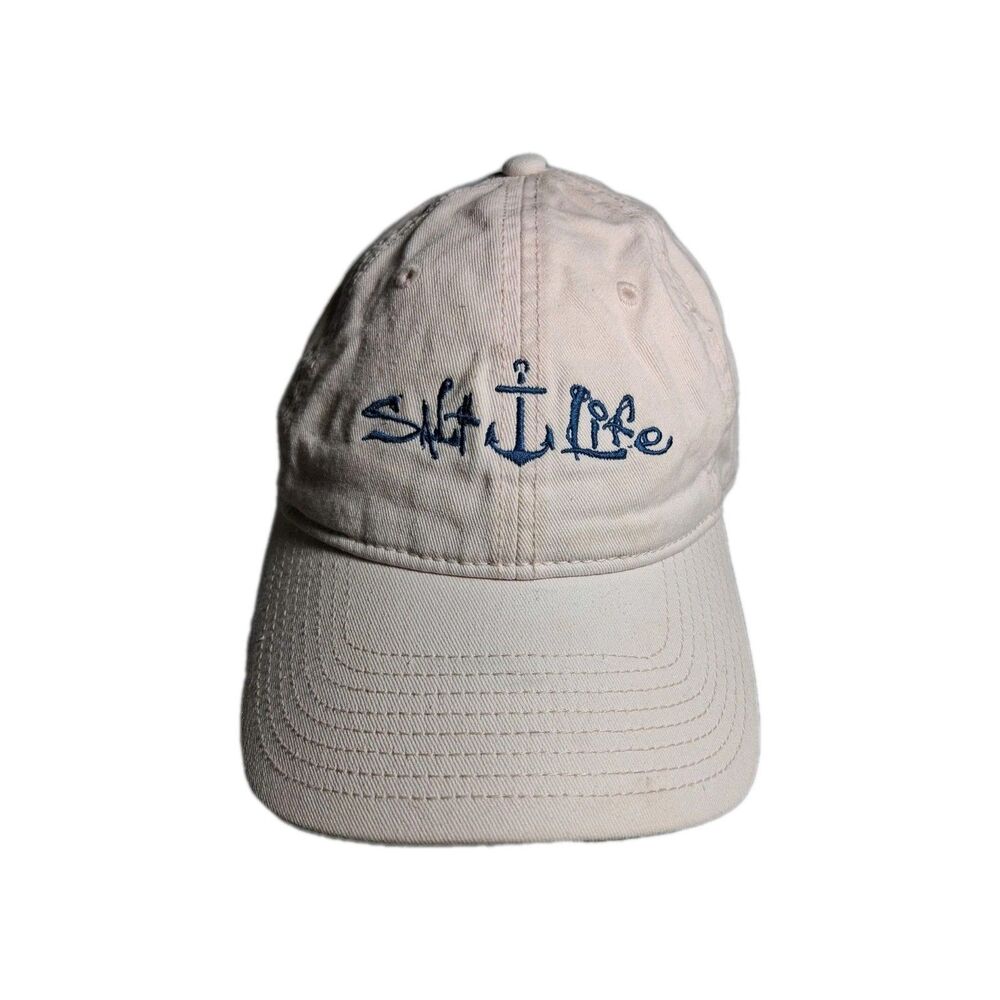Salt Life Women’s Faint Pink Adjustable Hat Beach Fishing One Size Cotton